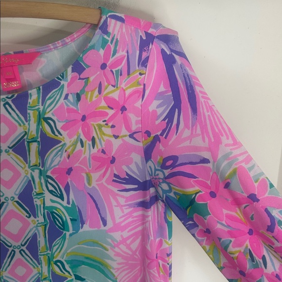 LILLY PULITZER Ophelia It Was All a Dream Jersey Knit 3/4 Sleeve Dress Size XS - Picture 8 of 15